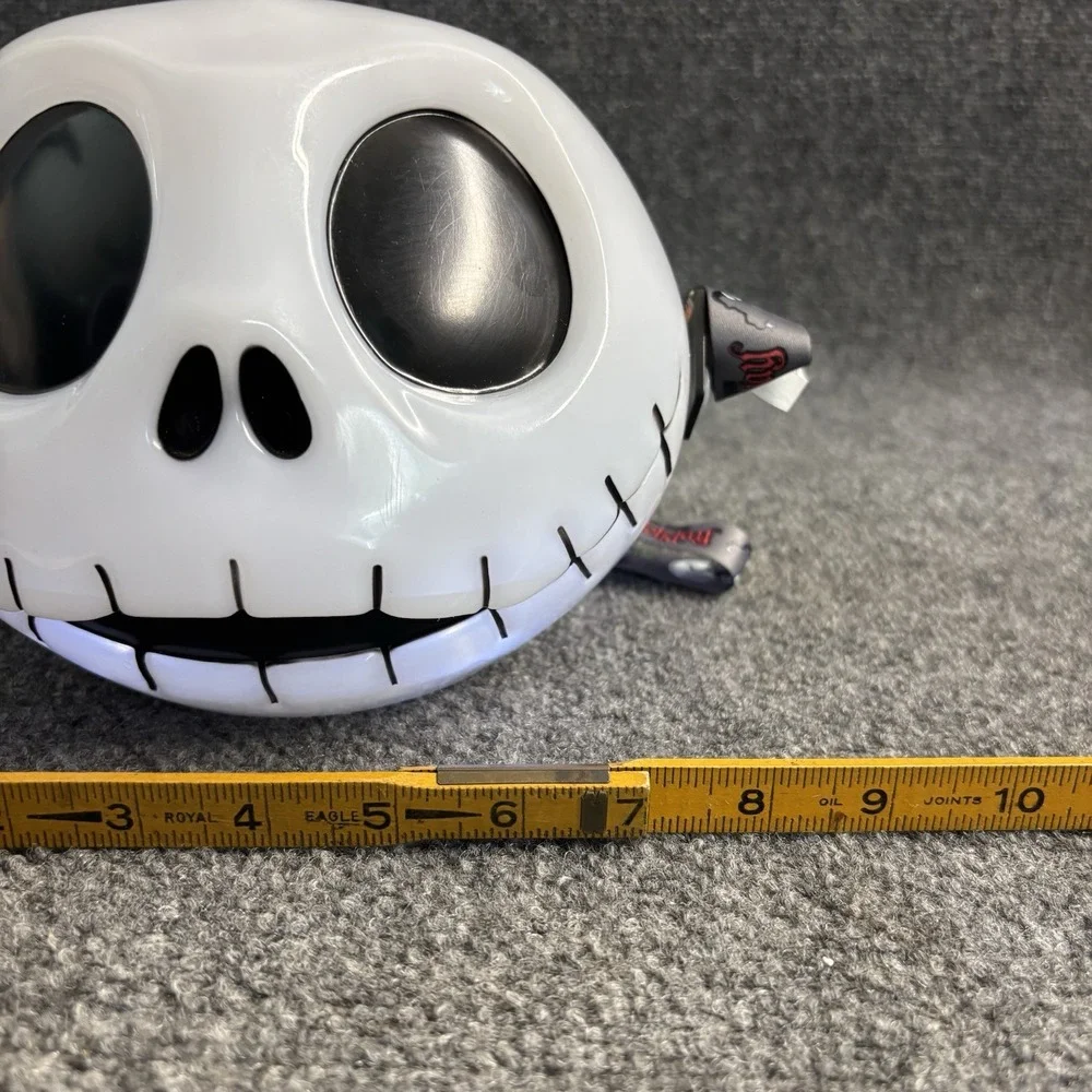 Disney Park Jack Skellington Nightmare Before Christmas  Light Up Popcorn Bucket